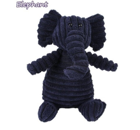 Vocal Animal Plush Dog Toy – Chew & Molar Teeth Cleaning Trainer for Small & Medium Dogs