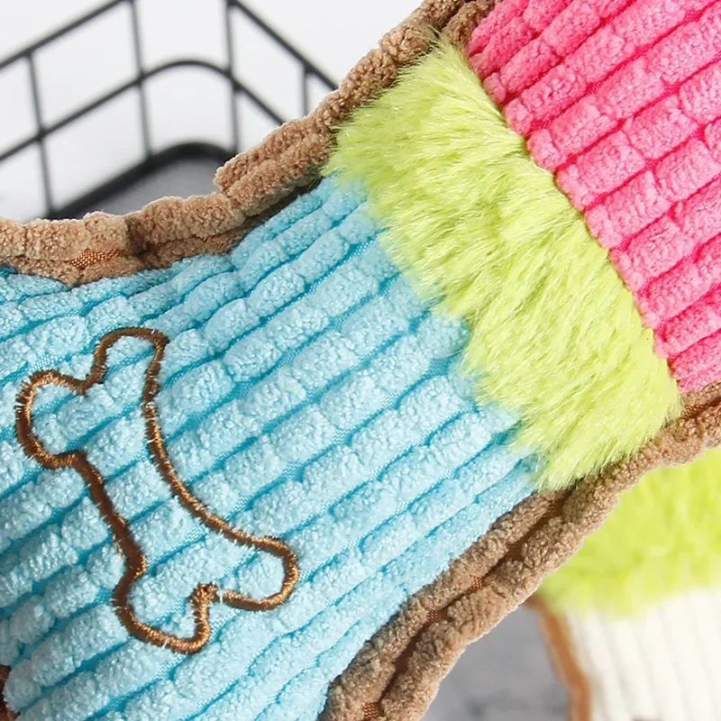 Plush Squeaky Dog Toys for Small & Medium Breeds – Puppy Chew Toy for Teething, Interactive Play, and Aggressive Chewers – Perfect Birthday Gift