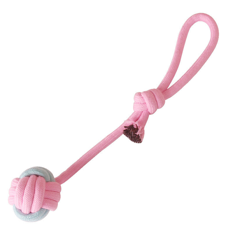 Cotton Rope Dog Chew Toy – Dental Teeth Cleaning Toy for Small Breeds (Chihuahua, Pomeranian, Maltese, Yorkie, Shih Tzu, Toy Poodle)