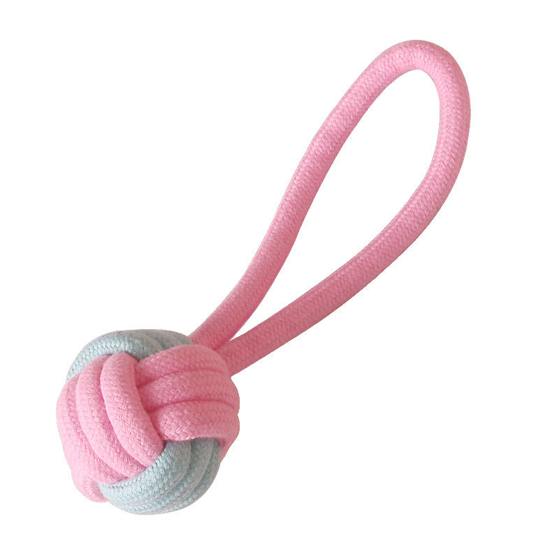 Cotton Rope Dog Chew Toy – Dental Teeth Cleaning Toy for Small Breeds (Chihuahua, Pomeranian, Maltese, Yorkie, Shih Tzu, Toy Poodle)