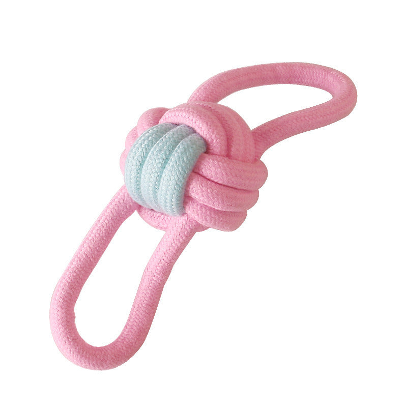 Cotton Rope Dog Chew Toy – Dental Teeth Cleaning Toy for Small Breeds (Chihuahua, Pomeranian, Maltese, Yorkie, Shih Tzu, Toy Poodle)