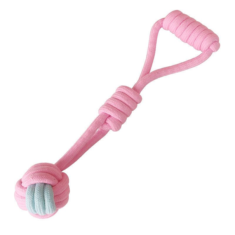 Cotton Rope Dog Chew Toy – Dental Teeth Cleaning Toy for Small Breeds (Chihuahua, Pomeranian, Maltese, Yorkie, Shih Tzu, Toy Poodle)