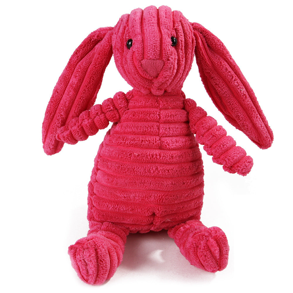 Vocal Animal Plush Dog Toy – Chew & Molar Teeth Cleaning Trainer for Small & Medium Dogs