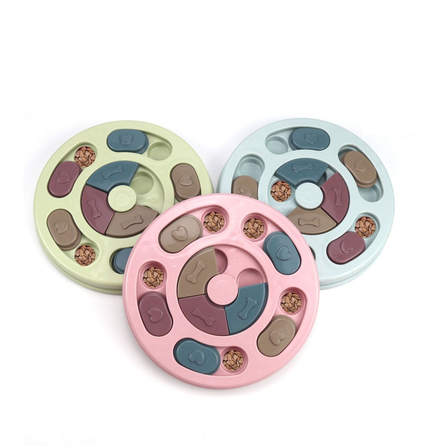 Interactive Pet Puzzle Feeder – Slow-Dispensing Food Toy for Dogs & Cats, Training & Mental Stimulation