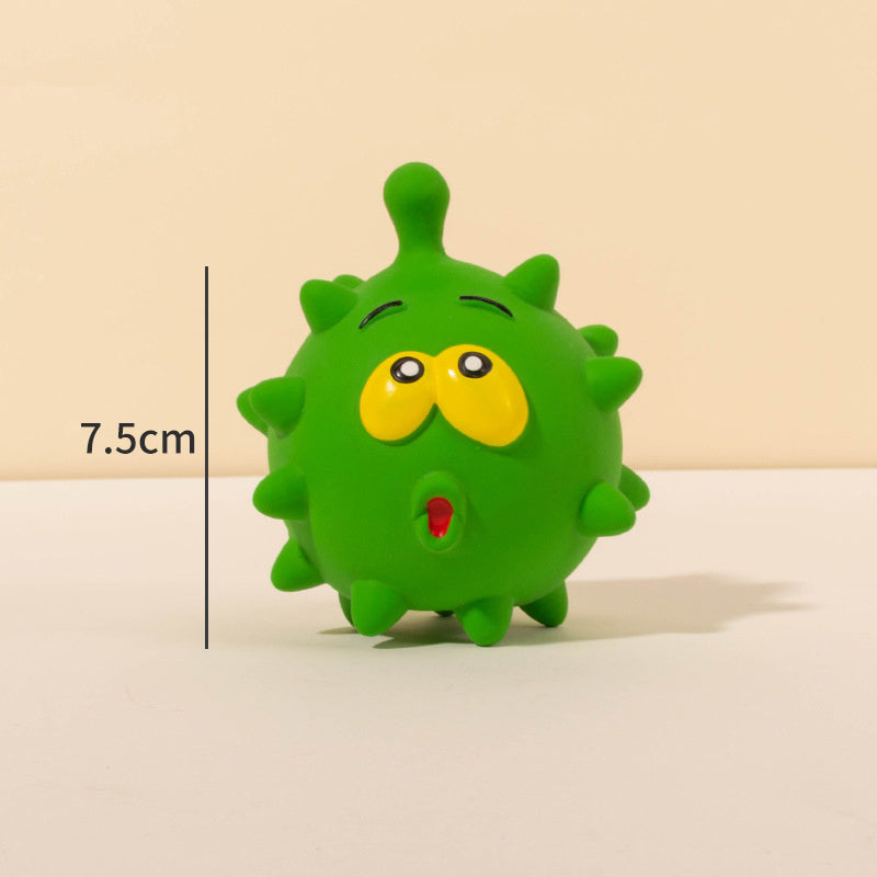 Squeaky Dog Toy Set – Natural Latex Rubber Balls for Small, Medium & Large Dogs | Aggressive Chewers & Playful Pets