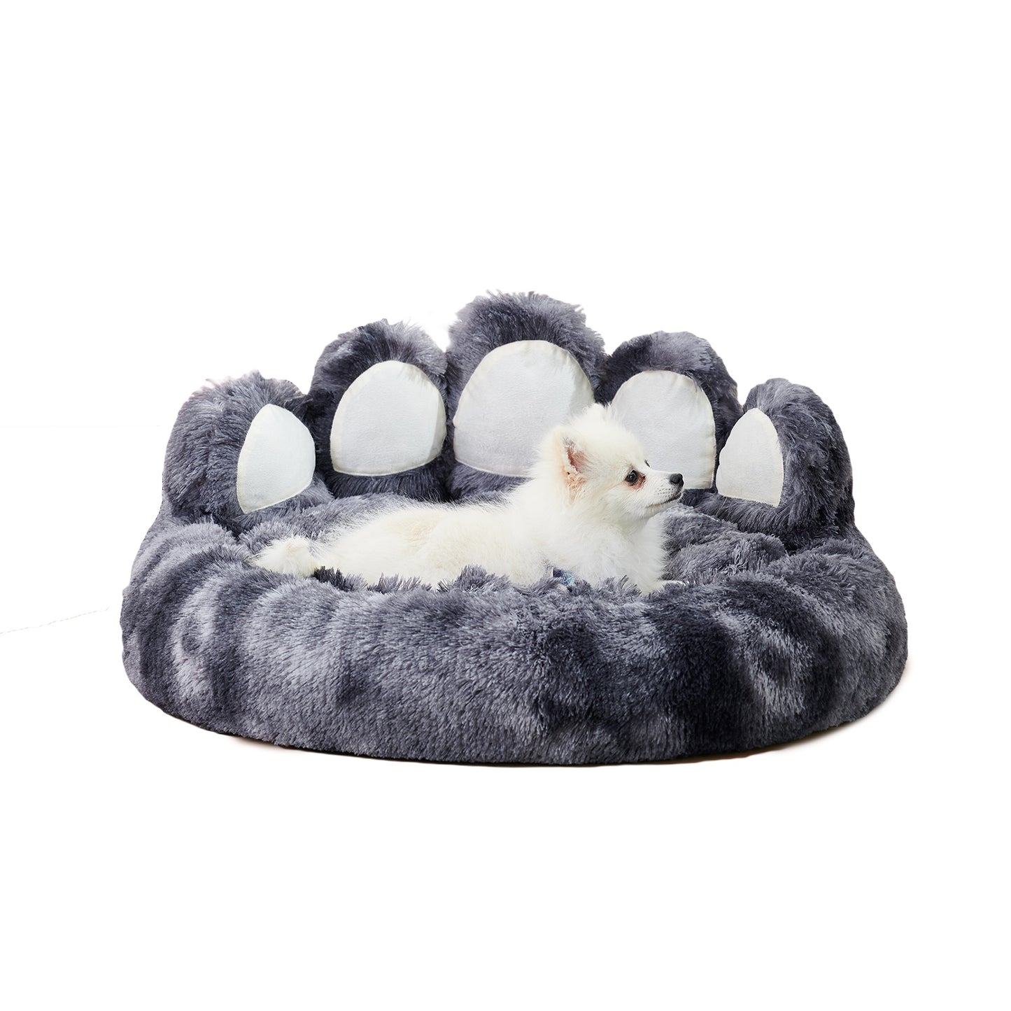 Bear Paw Dog & Cat Bed β Cozy Plush Pet Bed for Small Dogs and Indoor Cats, Soft Cute Pet Furniture