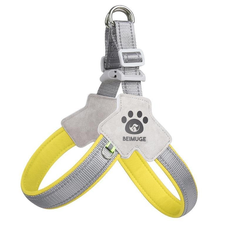 Adjustable No-Pull Pet Harness & Leash Set – Reflective & Comfortable