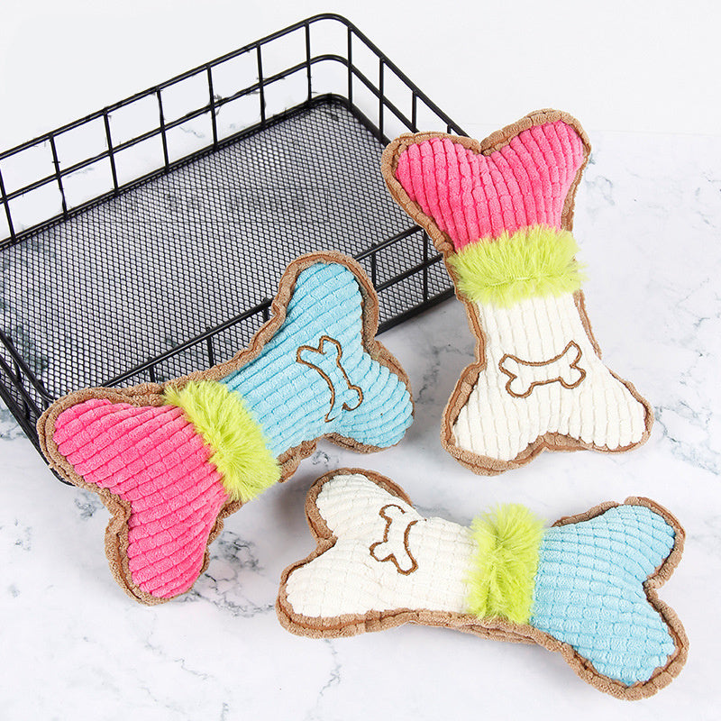 Plush Squeaky Dog Toys for Small & Medium Breeds – Puppy Chew Toy for Teething, Interactive Play, and Aggressive Chewers – Perfect Birthday Gift