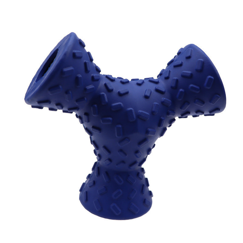 Trihedron Durable Pet Toy – Interactive Food-Dispensing Chew Toy for Dogs & Cats