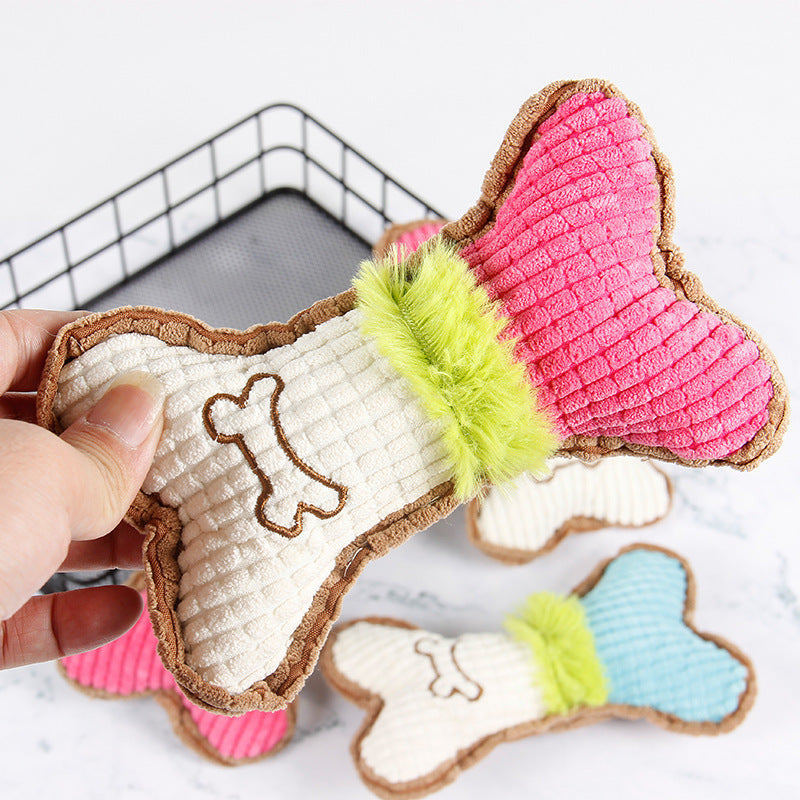 Plush Squeaky Dog Toys for Small & Medium Breeds – Puppy Chew Toy for Teething, Interactive Play, and Aggressive Chewers – Perfect Birthday Gift