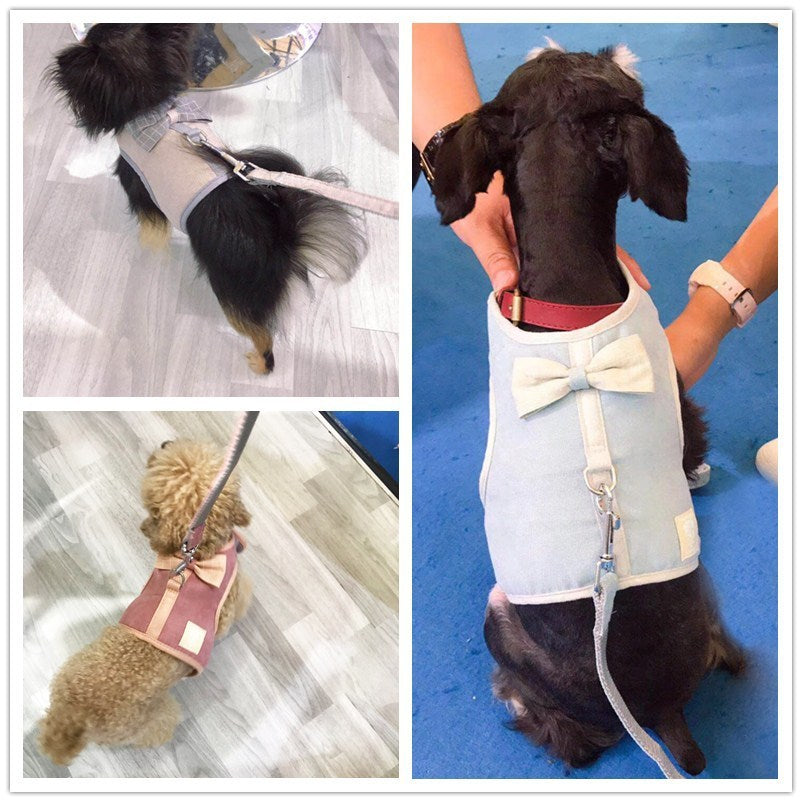 Grid Pet Harness – Korean Style Small/Medium Dogs Vest