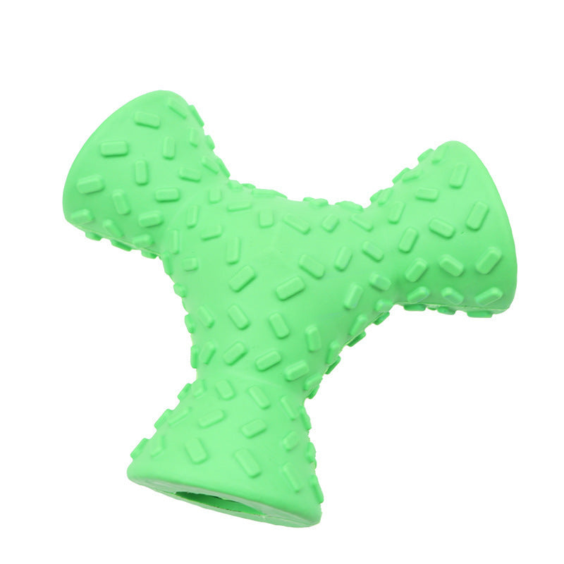 Trihedron Durable Pet Toy – Interactive Food-Dispensing Chew Toy for Dogs & Cats