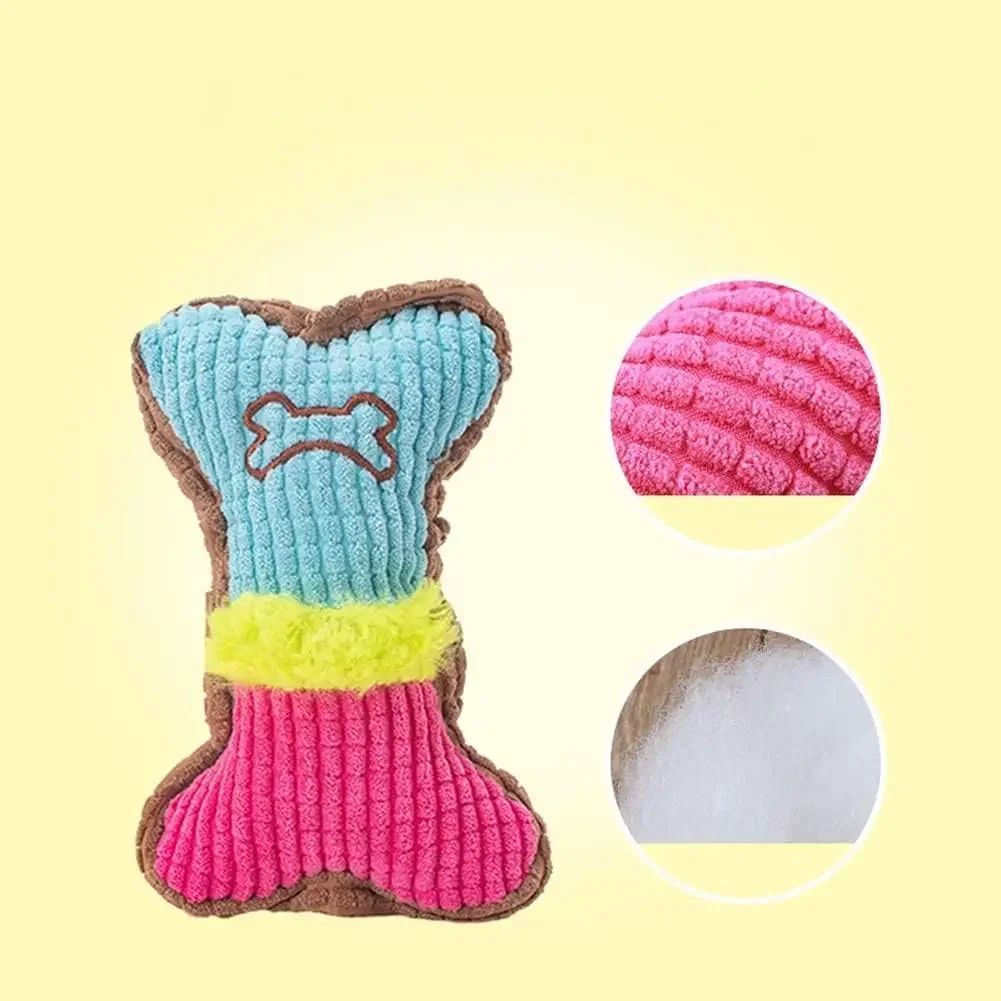 Plush Squeaky Dog Toys for Small & Medium Breeds – Puppy Chew Toy for Teething, Interactive Play, and Aggressive Chewers – Perfect Birthday Gift
