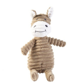 Vocal Animal Plush Dog Toy – Chew & Molar Teeth Cleaning Trainer for Small & Medium Dogs