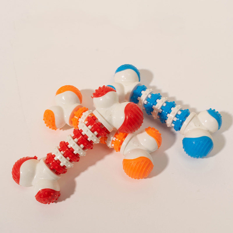 Interactive Bone-Shaped Chew Toy for Small Breed Puppies – Teething & Play