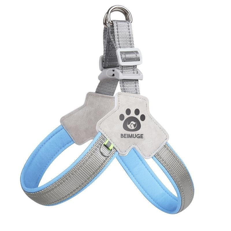 Adjustable No-Pull Pet Harness & Leash Set – Reflective & Comfortable
