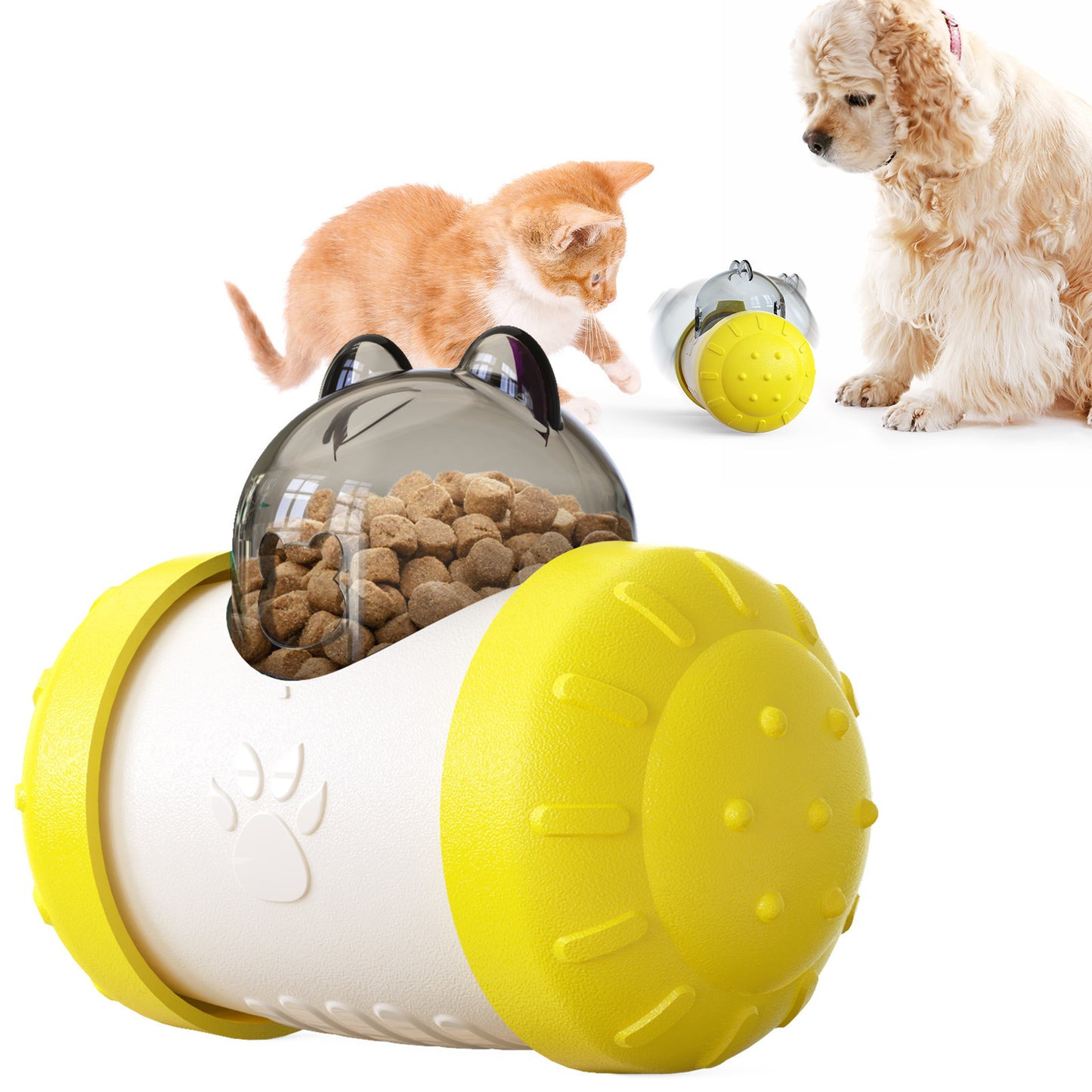 Interactive Treat-Dispensing Pet Toy – Enrichment Dog & Cat Feeder Ball for Small, Medium & Large Dogs