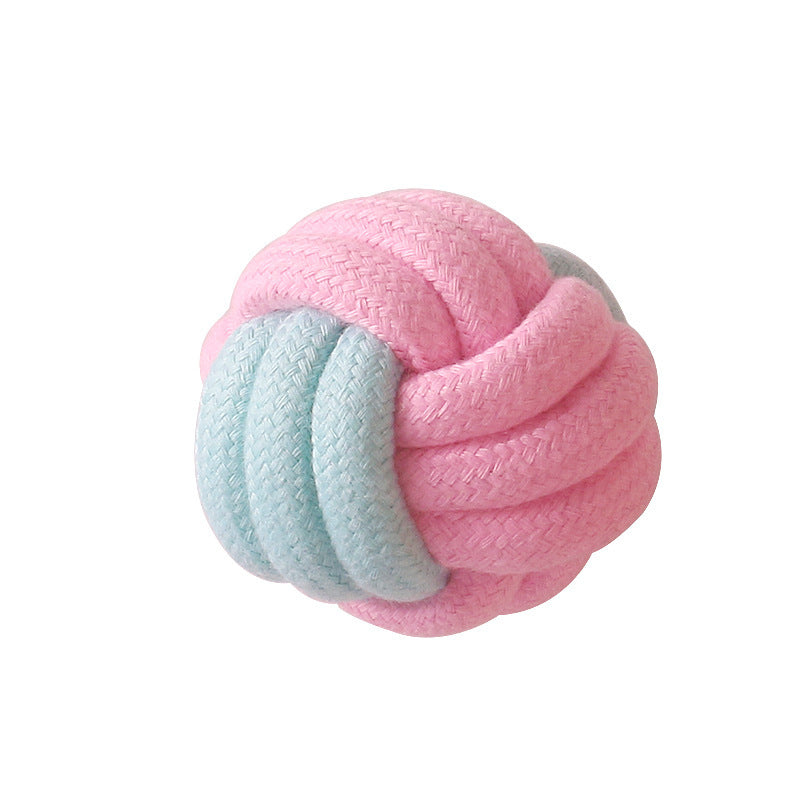 Cotton Rope Dog Chew Toy – Dental Teeth Cleaning Toy for Small Breeds (Chihuahua, Pomeranian, Maltese, Yorkie, Shih Tzu, Toy Poodle)