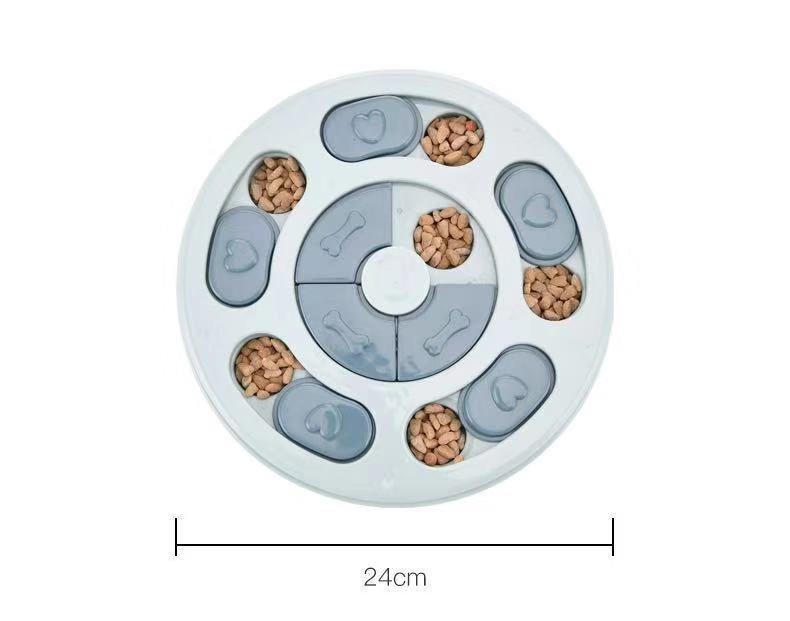 Interactive Pet Puzzle Feeder – Slow-Dispensing Food Toy for Dogs & Cats, Training & Mental Stimulation