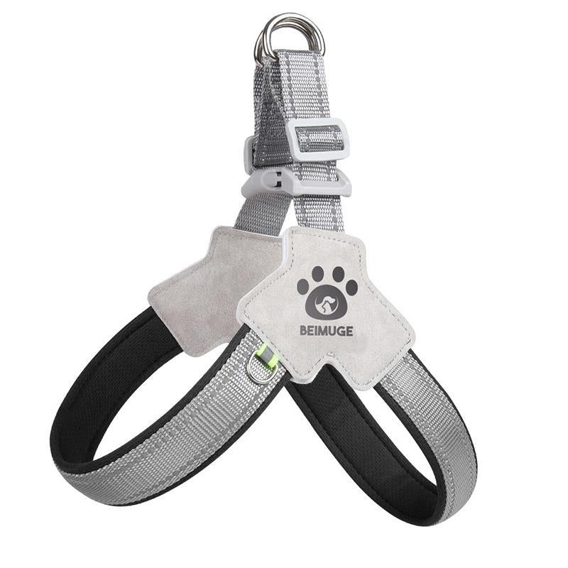 Adjustable No-Pull Pet Harness & Leash Set – Reflective & Comfortable
