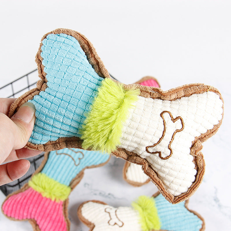 Plush Squeaky Dog Toys for Small & Medium Breeds – Puppy Chew Toy for Teething, Interactive Play, and Aggressive Chewers – Perfect Birthday Gift