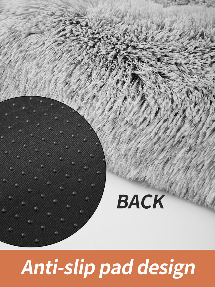 Washable Plush DogWashable Plush Dog Bed – Soft Sofa Mat & Portable Pet Kennel for Small and Medium Dogs, Cozy Sleep Protector