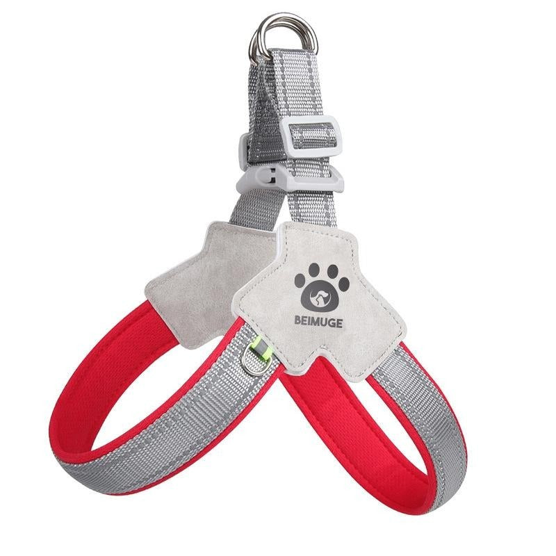 Adjustable No-Pull Pet Harness & Leash Set – Reflective & Comfortable