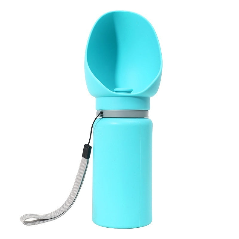 Folding Pet Travel Water Bottle 550ml – Portable Dog & Cat Drinking Dispenser