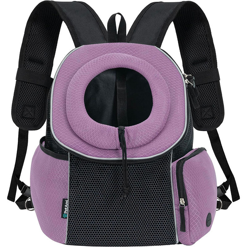 Breathable Dog Carrier Backpack – Portable Travel Bag for Small Dogs & Puppies