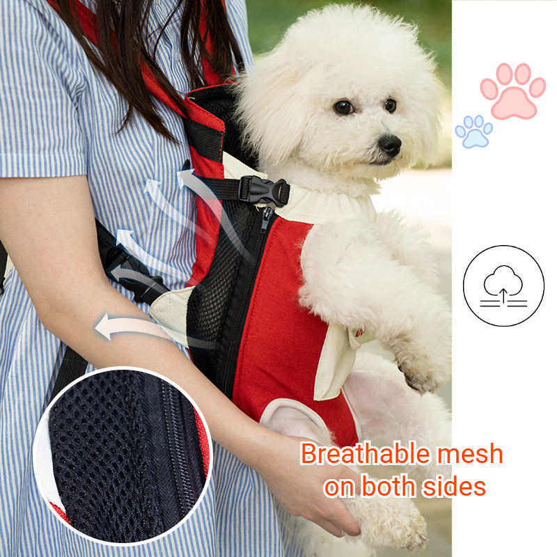 Breathable Pet Carrier Sling Backpack – Portable Front Pack for Small Dogs, Cats & Puppies