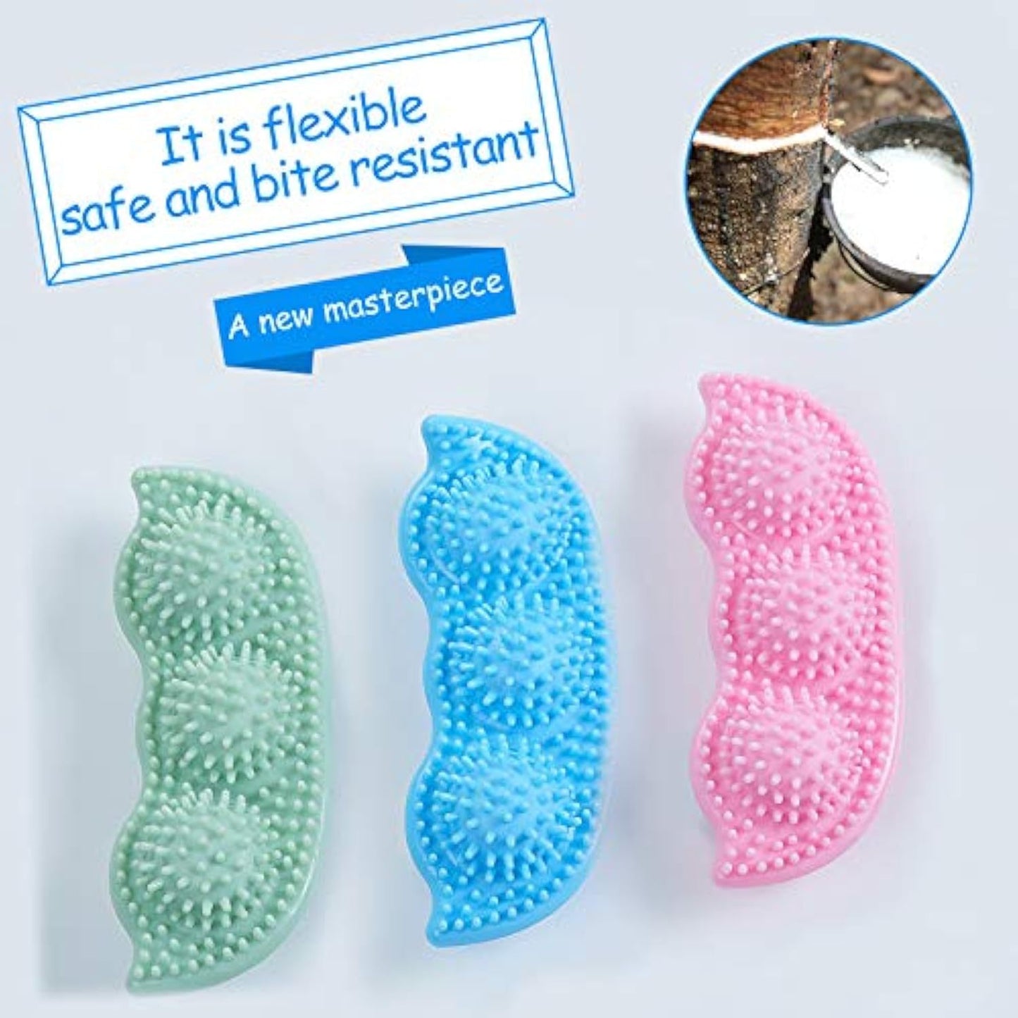 360° Puppy Teething Chew Toys – Soothes Pain & Cleans Teeth for Small & Medium Dogs