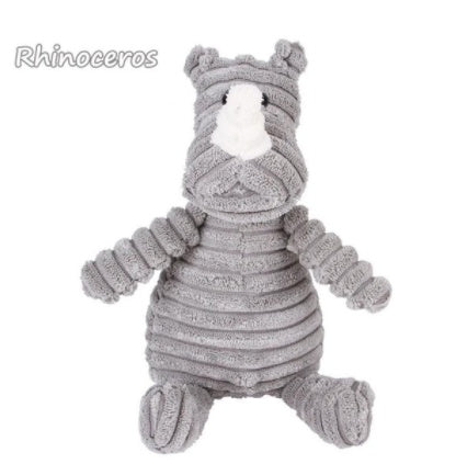 Vocal Animal Plush Dog Toy – Chew & Molar Teeth Cleaning Trainer for Small & Medium Dogs