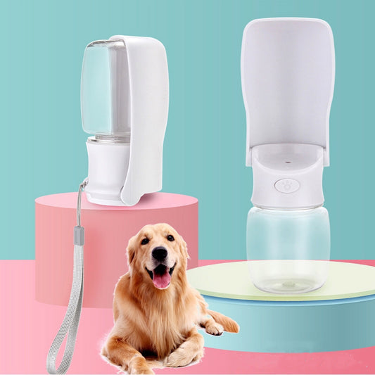 Foldable Pet Water Bottle – Portable Dispenser (350–550ml)