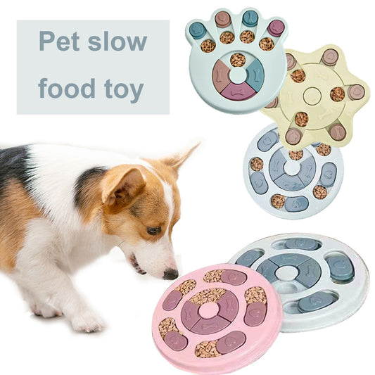 Interactive Pet Puzzle Feeder – Slow-Dispensing Food Toy for Dogs & Cats, Training & Mental Stimulation