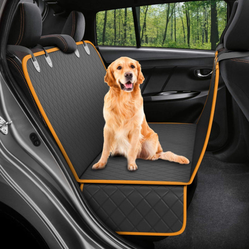 Medium & Large Dog Car Seat Cover & Mesh Hammock – Travel Safety & Car Protector