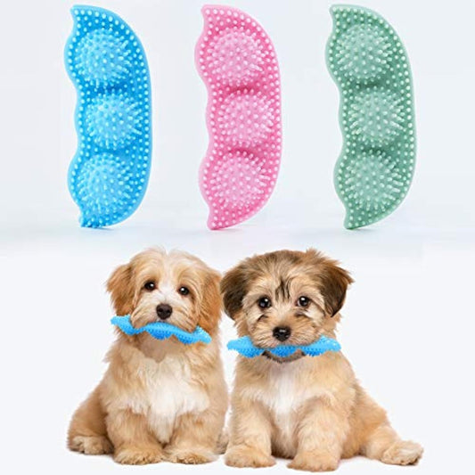 360° Puppy Teething Chew Toys – Soothes Pain & Cleans Teeth for Small & Medium Dogs