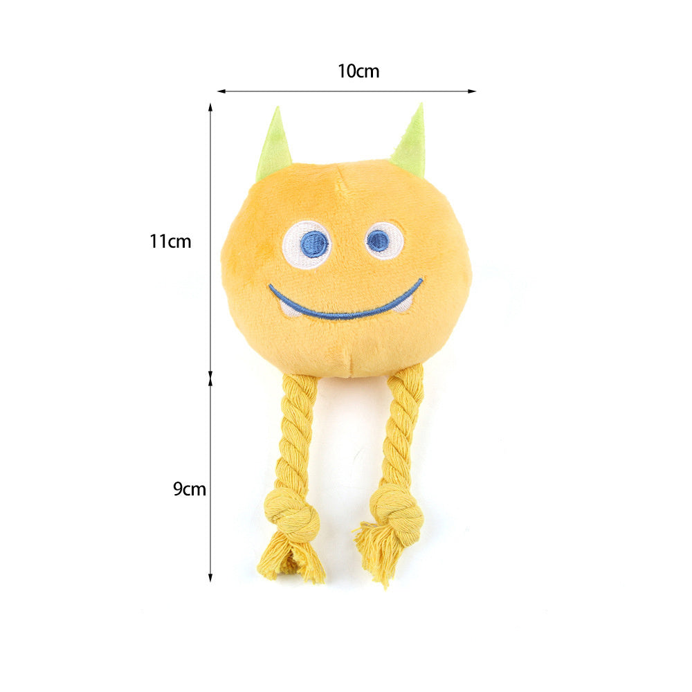 Squeaky Plush & Rope Dog Toys for Small & Medium Breeds – Interactive Puppy Chew Toys to Keep Dogs Busy