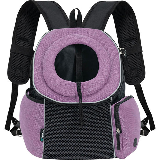 Breathable Dog Carrier Backpack – Portable Travel Bag for Small Dogs & Puppies